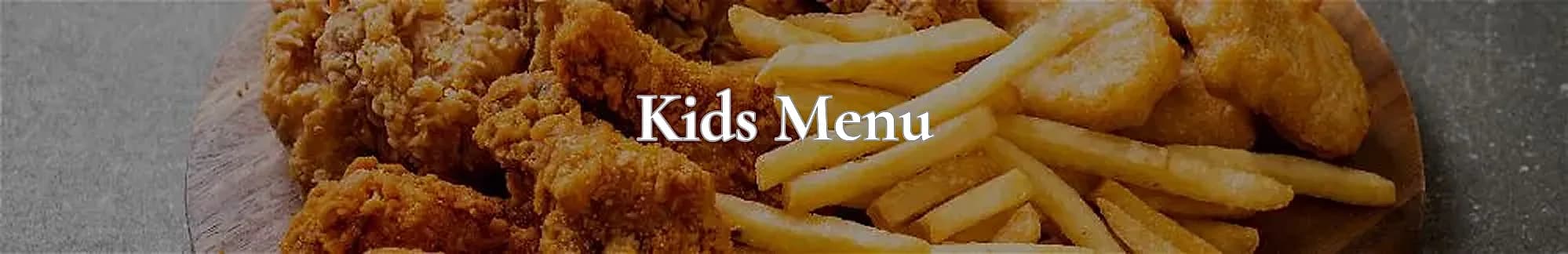 Kids Menu category banner