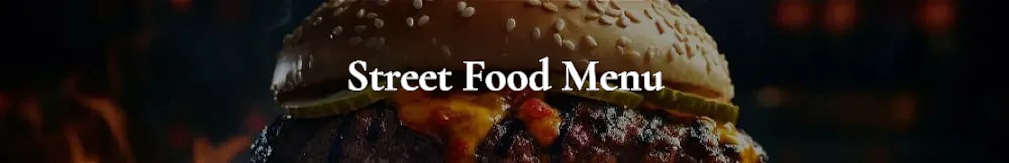 Street Food Menu category banner