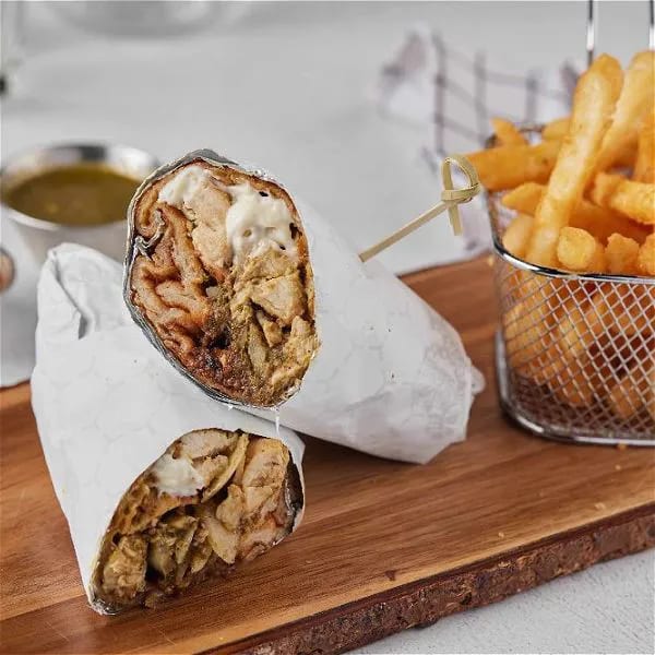Chicken Malai Boti Roll
